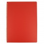 Зошит Buromax BARK A4 60 аркушів, клітинка пластикова обкладинка Червоний (BM.24454154-05)