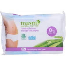 Серветки для інтимної гігієни Masmi Organic 20 шт. (8432984001063)