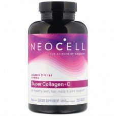Вітамінно-мінеральний комплекс Neocell Колаген + Вітамін С, Тип 1 & 3, NeoCell, 250 таблеток (NEL-12896)
