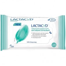 Серветки для інтимної гігієни Lactacyd антибактеріальні 15 шт. (5391520945632)