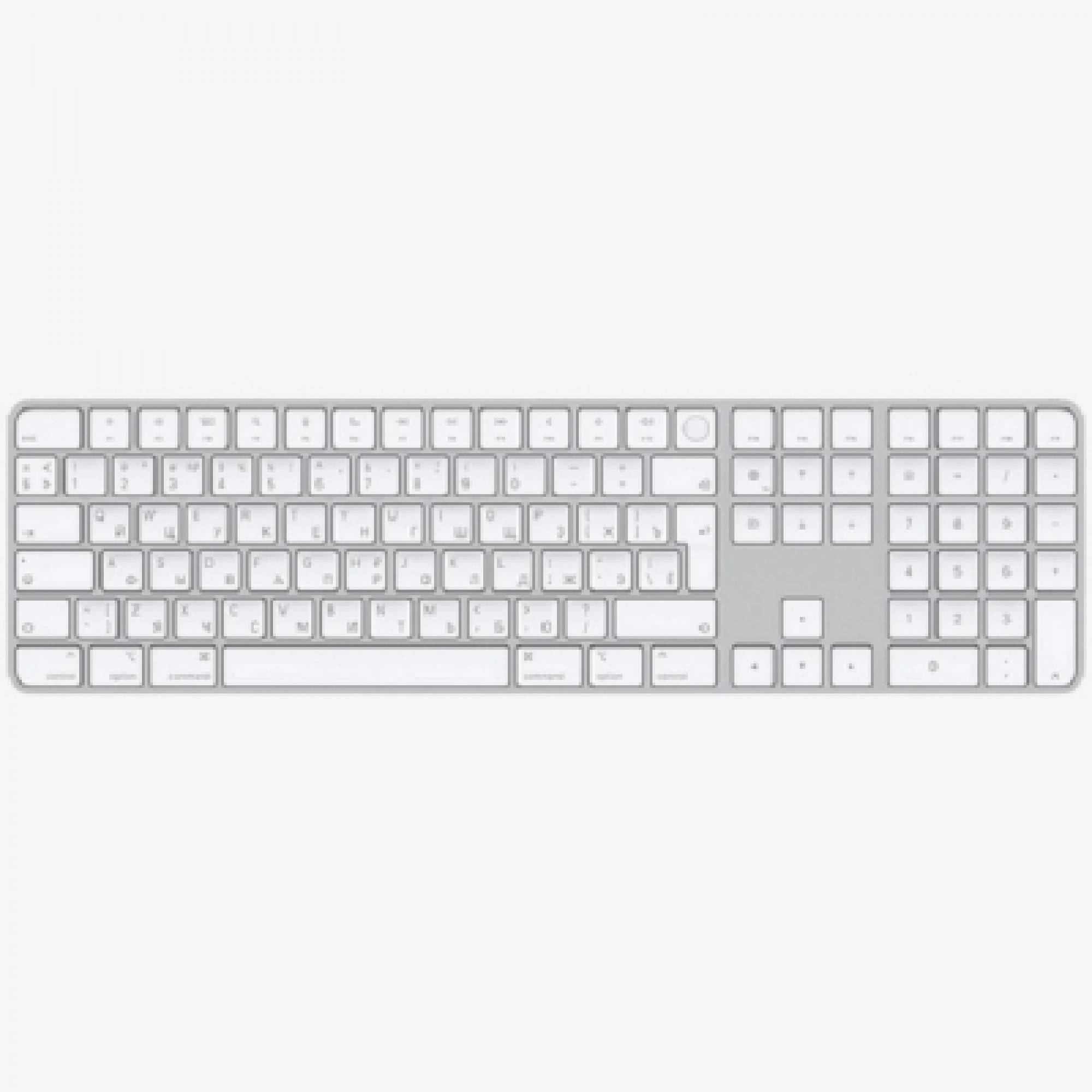 Клавіатура Apple Magic Keyboard with Touch ID and Numeric Keypad for Mac comp (MK2C3RS/A)