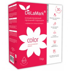 Пральний порошок DeLaMark Premium Line Color з ефектом кондиціонера 1 кг (4820152330970)