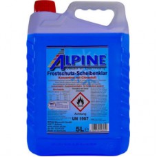 Омивач автомобільний Alpine концентрат Frostschutz Scheibenklar (-80C) 5л (1225-5)