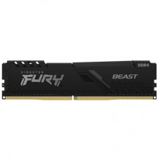Модуль пам'яті для комп'ютера DDR4 16GB 3200 MHz Beast Black Kingston Fury (ex.HyperX) (KF432C16BB/16)