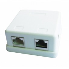Комп'ютерна розетка Cablexpert RJ45x2 FTP, cat.5e (NCAC-HS-SMB2)