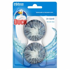 Засіб для чищення унітазу Duck Таблетка чистоти для зливного бачка Морський 2 х 50 г (5000204004755)