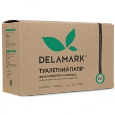 Туалетний папір DeLaMark 2 шари 150 відривів 6 рулонів (4820152331045)