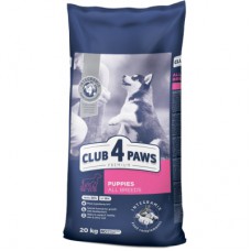 Сухий корм для собак Club 4 Paws Преміум. Для цуценят з високим вмістом курки 20 кг (4820083909825)