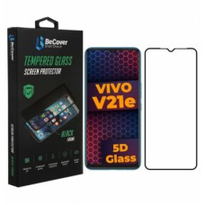 Скло захисне BeCover Vivo V21E Black (707246)