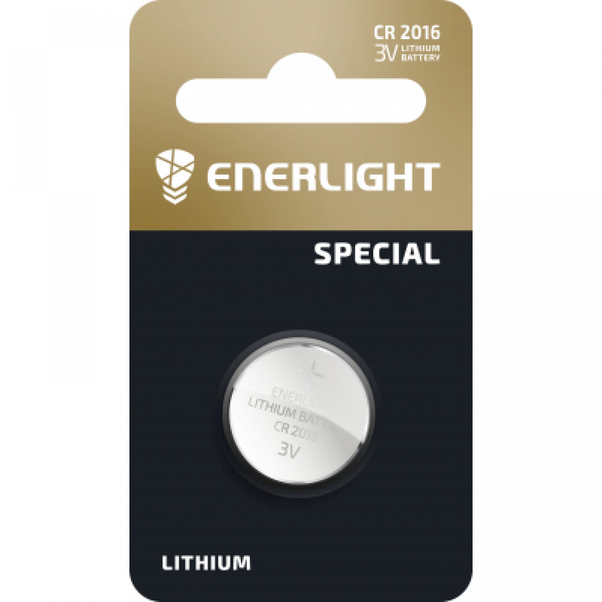 Батарейка CR 2016 Lithium BLI 1 ENERLIGHT (70160101)