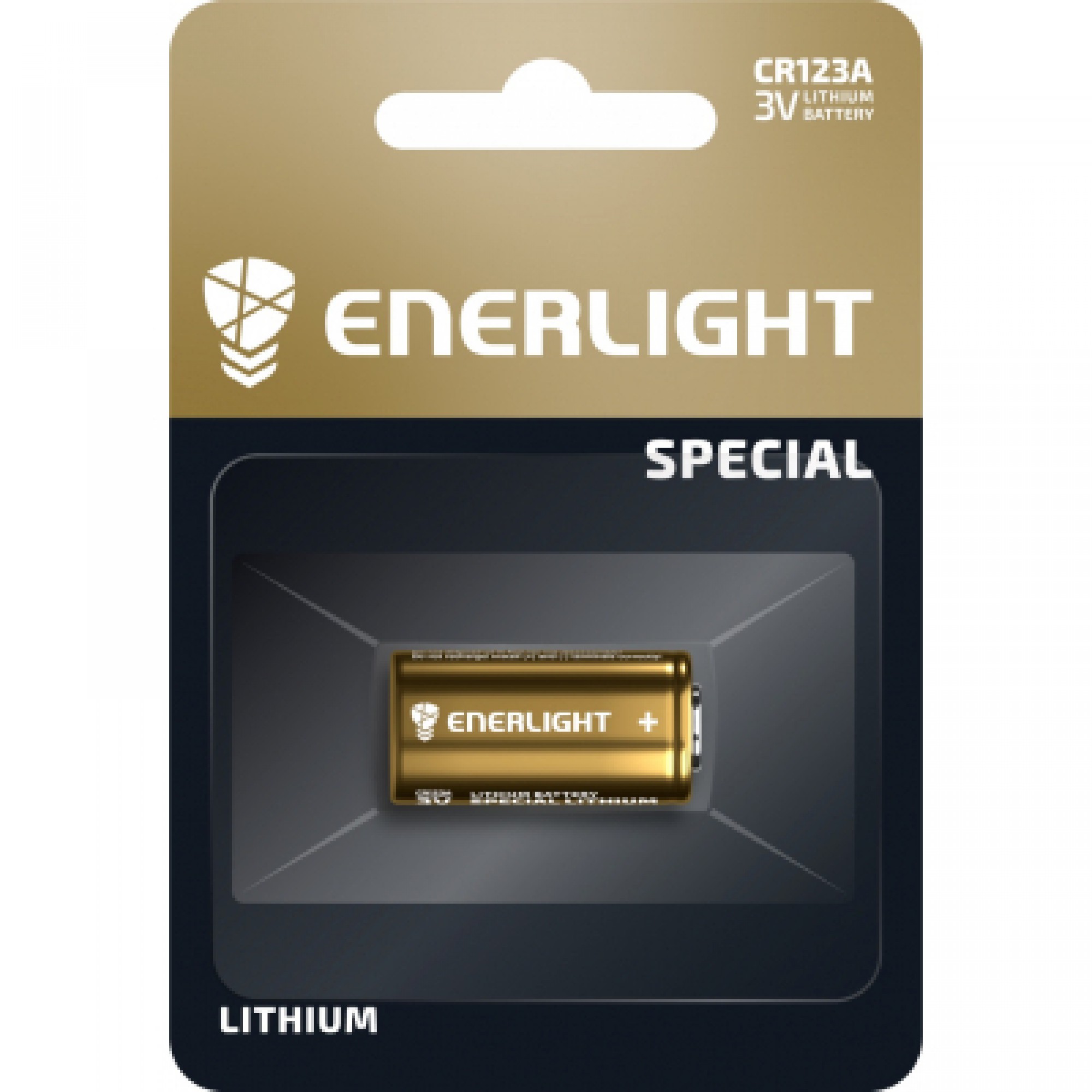 Батарейка CR 123A Lithium BLI 1 ENERLIGHT (71230101)