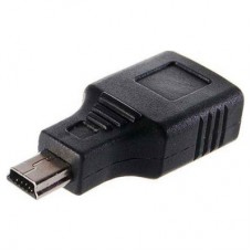 Перехідник Lapara USB 2.0 A Female to Mini-B USB Male (LA-USB-AF-MiniUSB black)