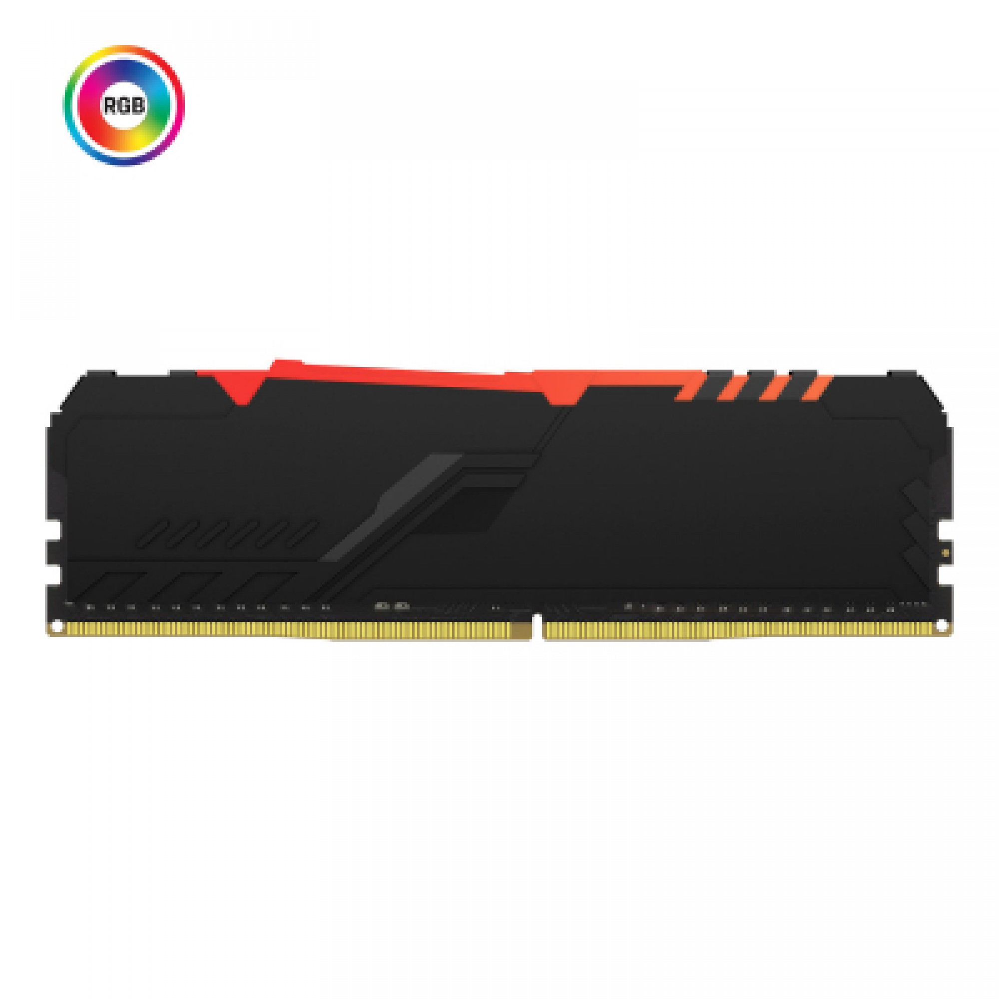 Модуль пам'яті для комп'ютера DDR4 32GB (2x16GB) 3600 MHz Fury Beast RGB Kingston (KF436C18BBAK2/32)