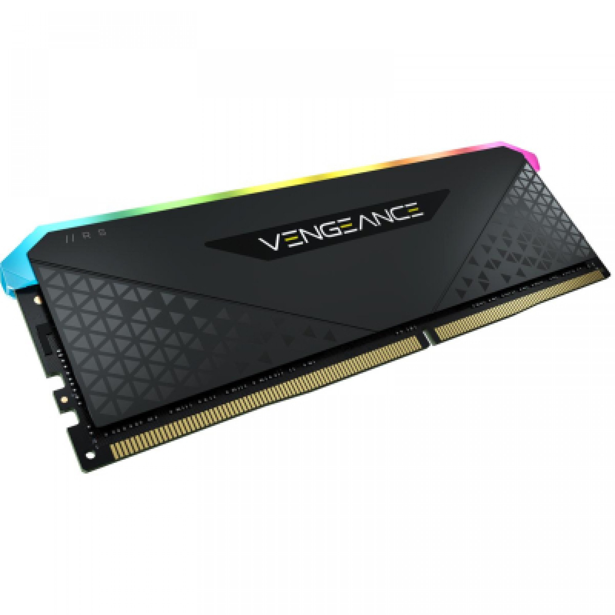 Модуль пам'яті для комп'ютера DDR4 16GB 3600 MHz Vengeance RGB RS Black Corsair (CMG16GX4M1D3600C18)