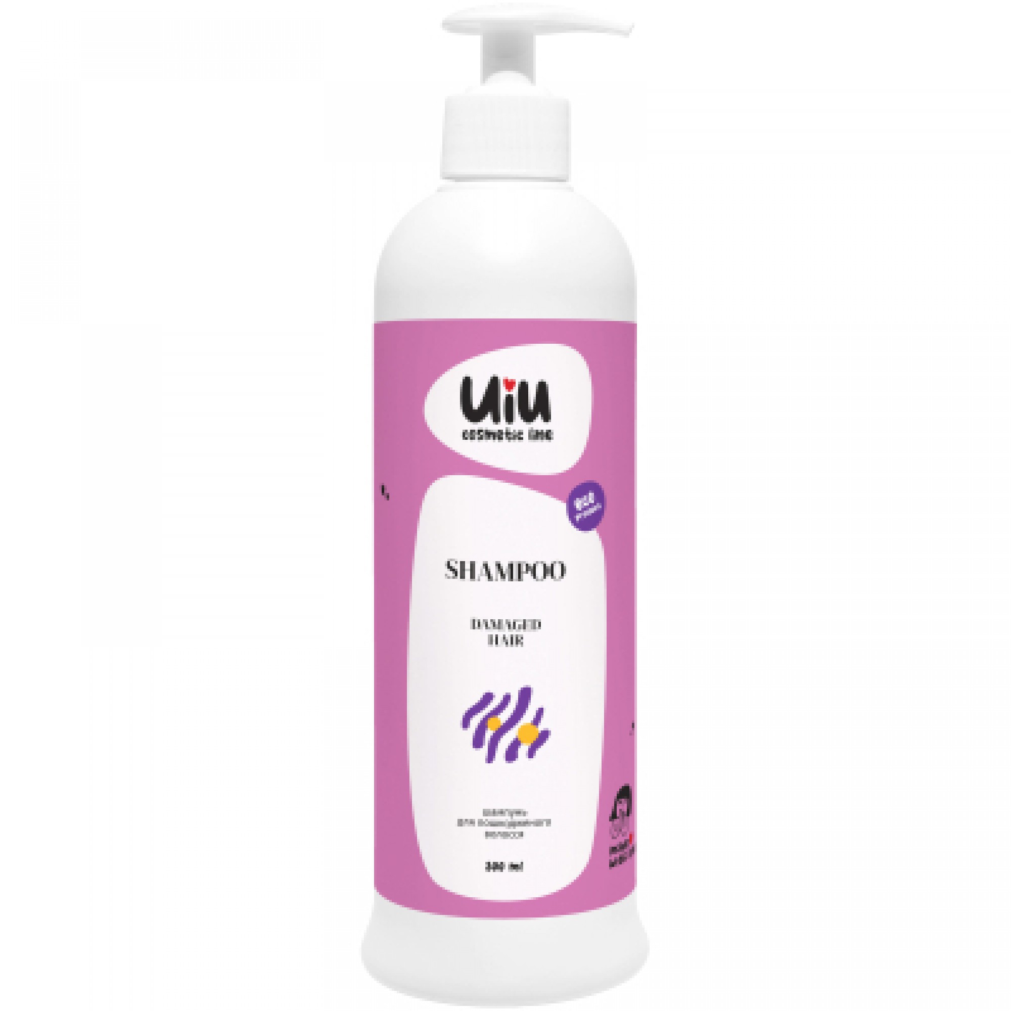 Шампунь UIU для відновлення та захисту пошкодженого волосся 300 мл (4820152333032)