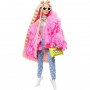 Лялька Barbie Екстра в рожевій пухнастій шубці (GRN28)