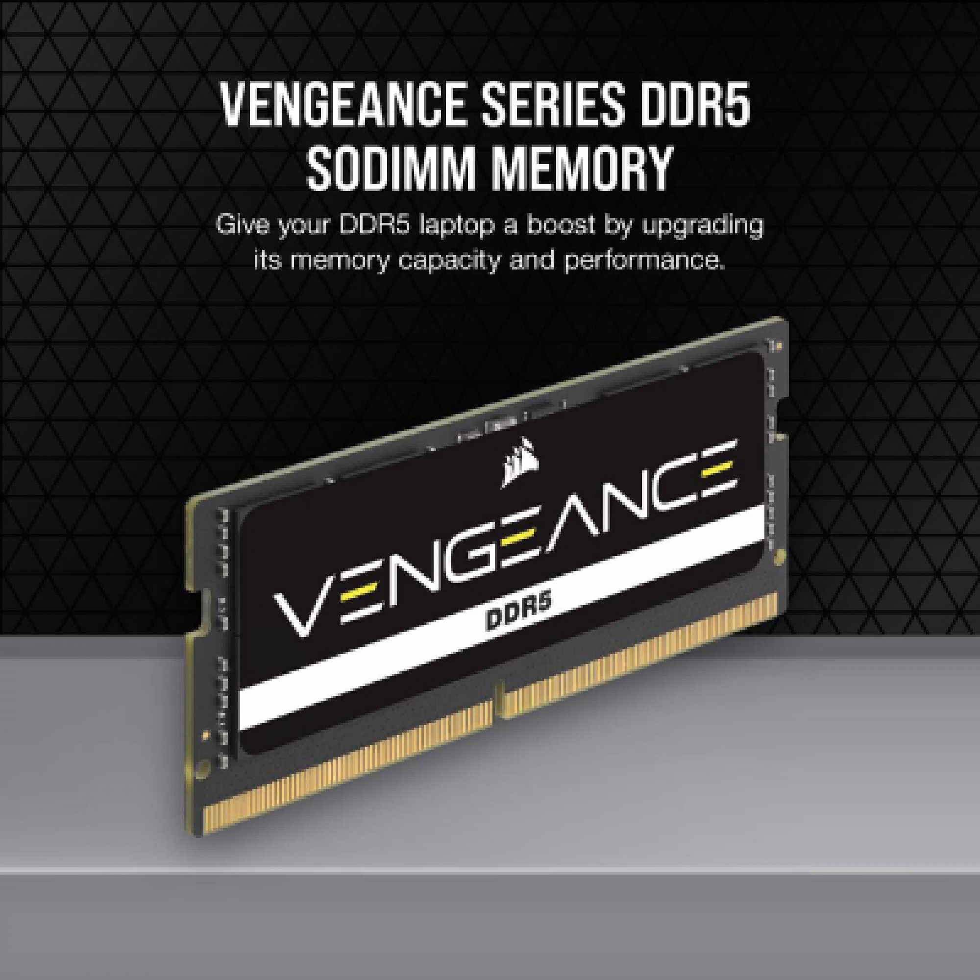 Модуль пам'яті для ноутбука SoDIMM DDR5 16GB 4800 MHz Vengeance Corsair (CMSX16GX5M1A4800C40)