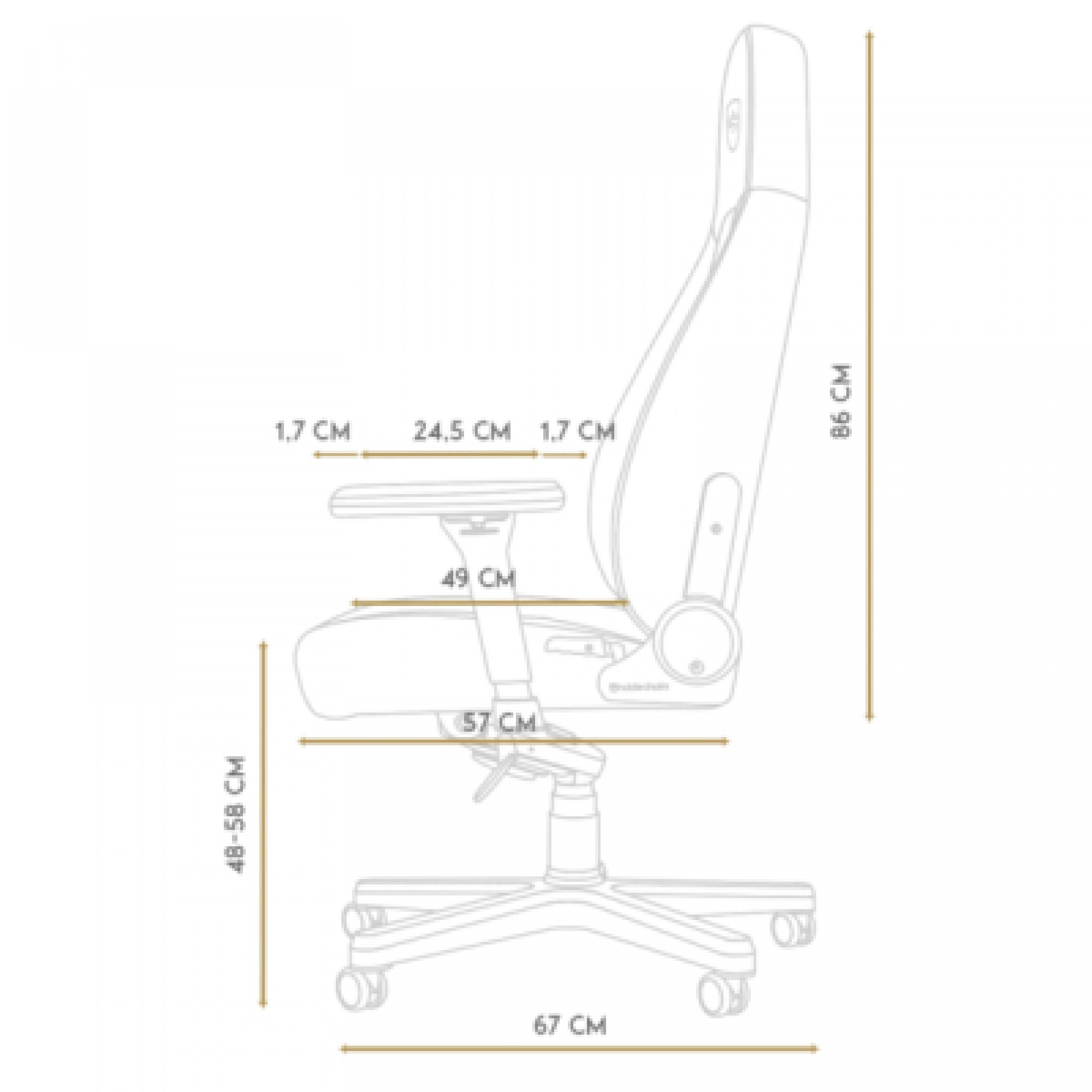 Крісло ігрове Noblechairs Icon Black/Platinum White (NBL-ICN-PU-BPW)