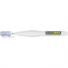 Коректор Buromax ручка 5 мл, спиртова основа, металевий наконечник (BM.1058)