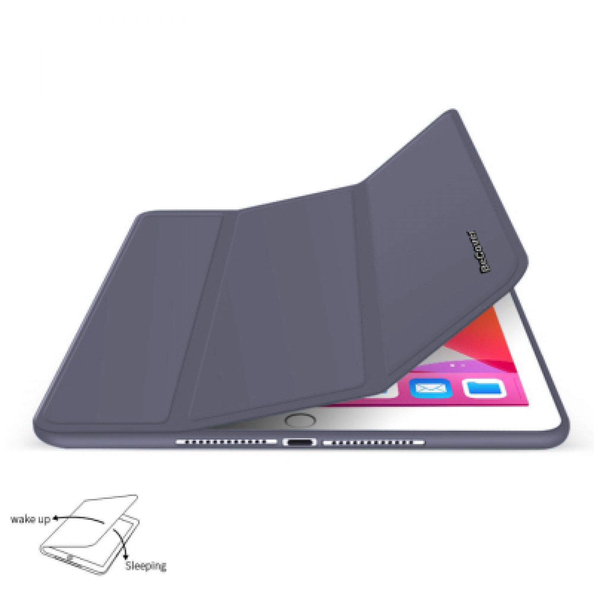 Чохол до планшета BeCover Tri Fold Soft TPU mount Apple Pencil Apple iPad mini 5 Purple (708452)