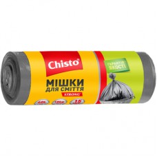 Пакети для сміття Chisto Strong 60 л 15 шт. (4823098407782)