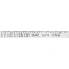Лінійка Economix 30 см таблиці: множення, обсягу, площі, маси, друкована (E81330-02)