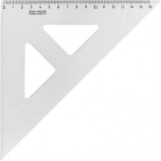 Лінійка Koh-i-Noor Трикутник 45/177, безкольоровий (744150)