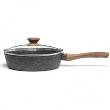 Сотейник Hölmer Natural кований з кришкою 24 см (DF-42824-FAMWL Natural)