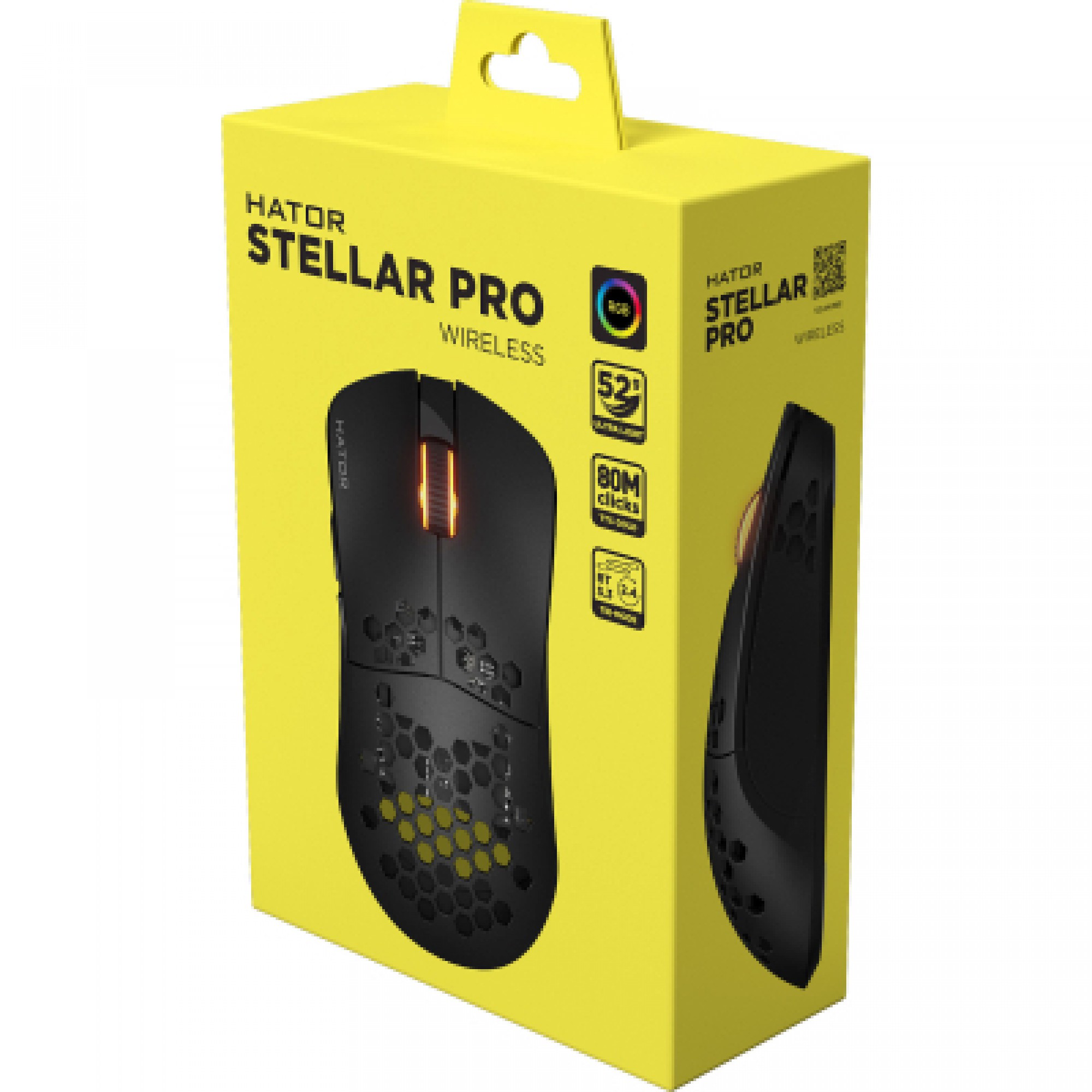 Мишка Hator Stellar PRO Wireless Black (HTM-550)