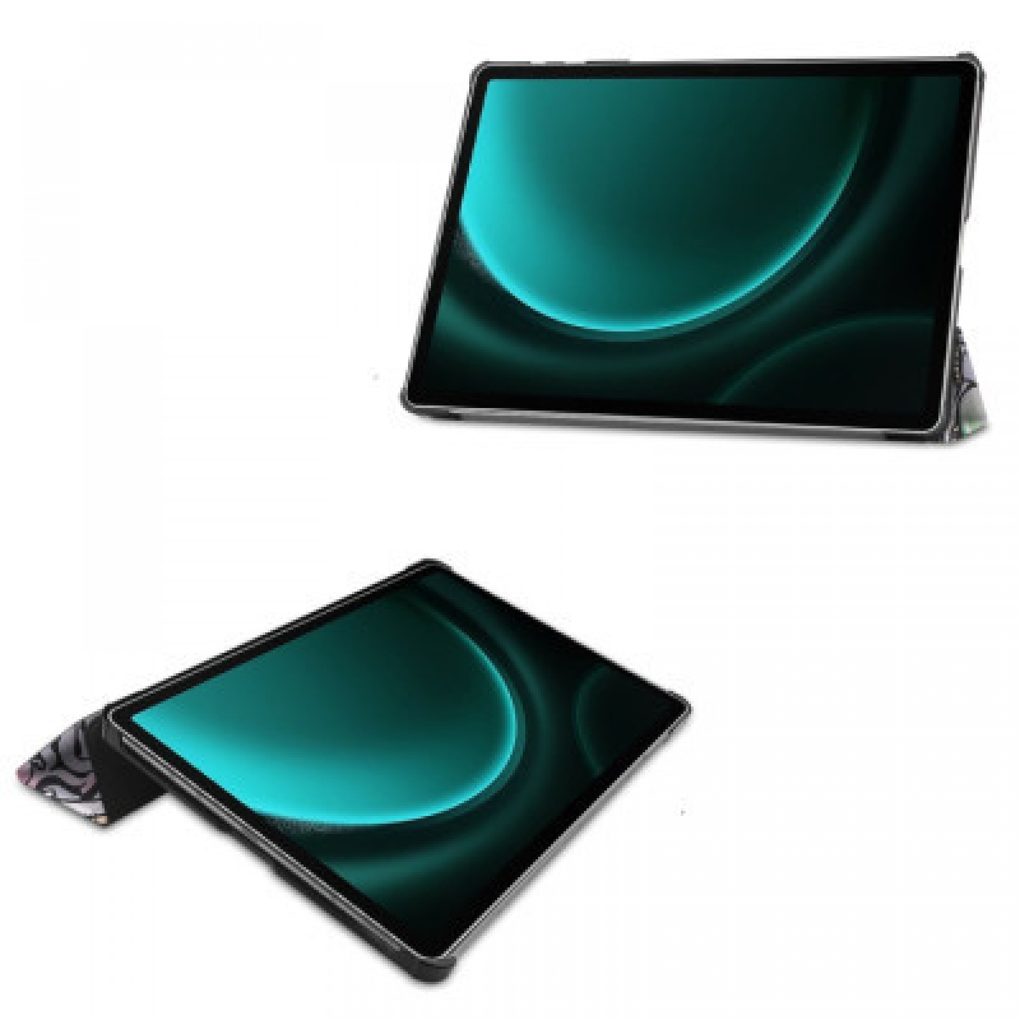 Чохол до планшета BeCover Smart Case Samsung Tab S9 Plus (SM-X810/SM-X816)/S9 FE Plus (SM-X610/SM-X616) 12.4" Graffiti (710377)
