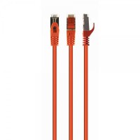 Патч-корд 0.25м S/FTP Cat 6A CU LSZH orange Cablexpert (PP6A-LSZHCU-O-0.25M)