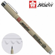 Лайнер Sakura пензель PIGMA Brush, Сірий світлий (084511333000)