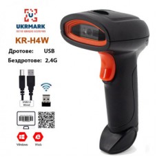 Сканер штрих-коду UKRMARK KR-H4W 2D, USB, 2,4GHz (UMKRH4W)