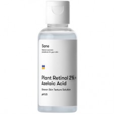 Тонік для обличчя Sane Plant Retinol 2% + Azelaic Acid З рослинним ретинолом 50 мл (4820266830557)