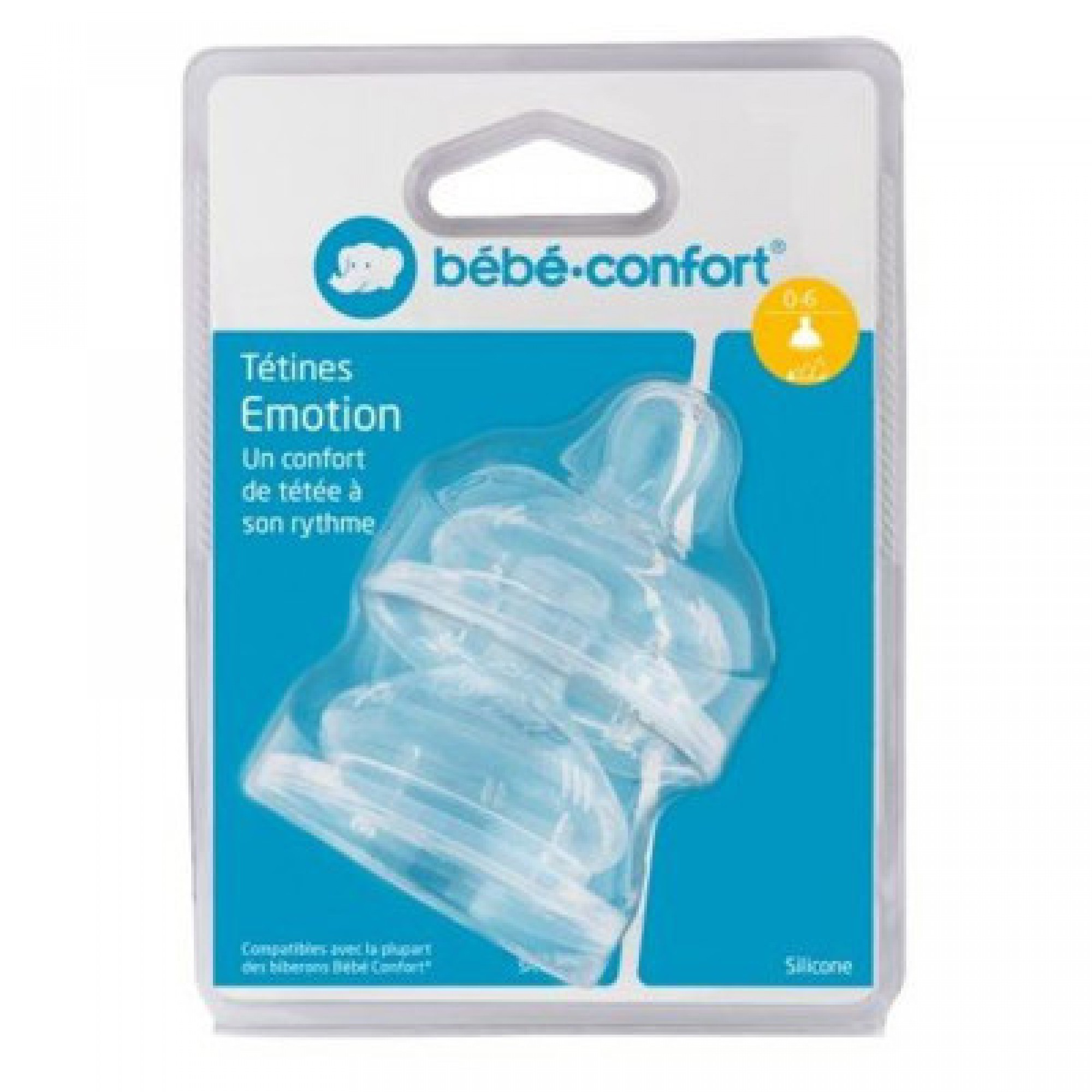 Соска Bebe Confort Emotion, розмір S0, 2 шт, для новонароджених (3102208000)