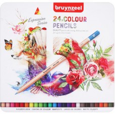 Олівці кольорові Bruynzeel EXPRESSION 24 кольорів (8712079424930)