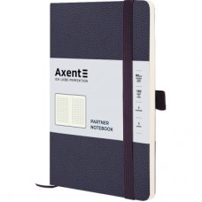 Книга записна Axent Partner Soft Skin 125x195 мм у гнучкій обкладинці 96 аркушів у клітинку Синій (8616-02-A)