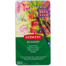 Олівці кольорові Derwent Colouring Academy, 12 кольорів (5028252269865)