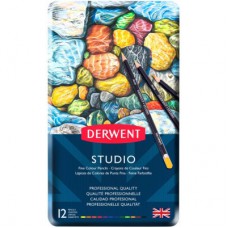 Олівці кольорові Derwent Studio, 12 кольорів (5010255713476)