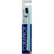 Зубна щітка Curaprox CS 3960 Super Soft Суперм'яка D 0.12 мм Бірюзова з синьою щетиною (CS 3960-15)