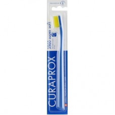 Зубна щітка Curaprox CS 3960 Super Soft Суперм'яка D 0.12 мм Синя з жовтою щетиною (CS 3960-02)
