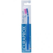 Зубна щітка Curaprox CS 5460 Ultra Soft Ультрам'яка D 0.10 мм Темно-синя з рожевою щетиною (CS 5460-22)