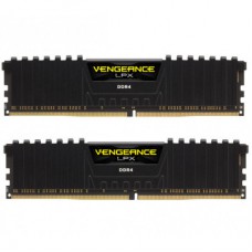 Модуль пам'яті для комп'ютера DDR4 8GB (2x4GB) 2400 MHz Vengeance LPX Black Corsair (CMK8GX4M2A2400C14)