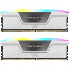 Модуль пам'яті для комп'ютера DDR5 32GB (2x16GB) 6000 MHz Vengeance RGB White Corsair (CMH32GX5M2E6000C36W)
