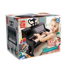 Музична іграшка Hape Дитяче піаніно 25 клавіш з підсвіткою чорний (E0627)