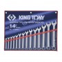 Ключ KING TONY ріжково-накидний 14 шт. 10-32 мм (1214MR01)