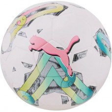 М'яч футбольний Puma Orbita 5 TB Hardground Уні 5 Білий / Рожевий / Мультиколор (4065449745024)