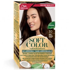 Фарба для волосся Wella Soft Color Безаміачна 30 - Темно-коричневий (3614228865869)