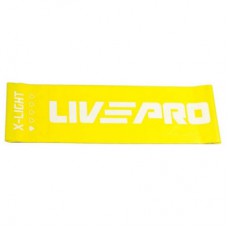 Еспандер LivePro Fitness Band X-Light LP8415-XL жовтий Уні 200х15см (2,3кг) (6951376153651)