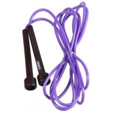 Скакалка LiveUp PVC Jump Rope LS3115-p в тубусі чорний/фіолетовий 275x0.5см (6951376100648)